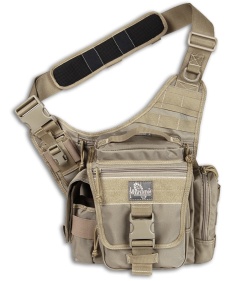 Maxpedition Khaki Jumbo L.E.O. S-Type Versipack Shoulder Sling Pack Bag 9852K