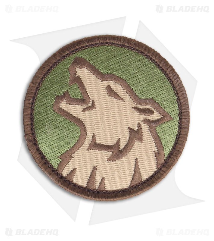 MSM Wolf Head Patch Hook Velcro Back (MultiCam) Blade HQ
