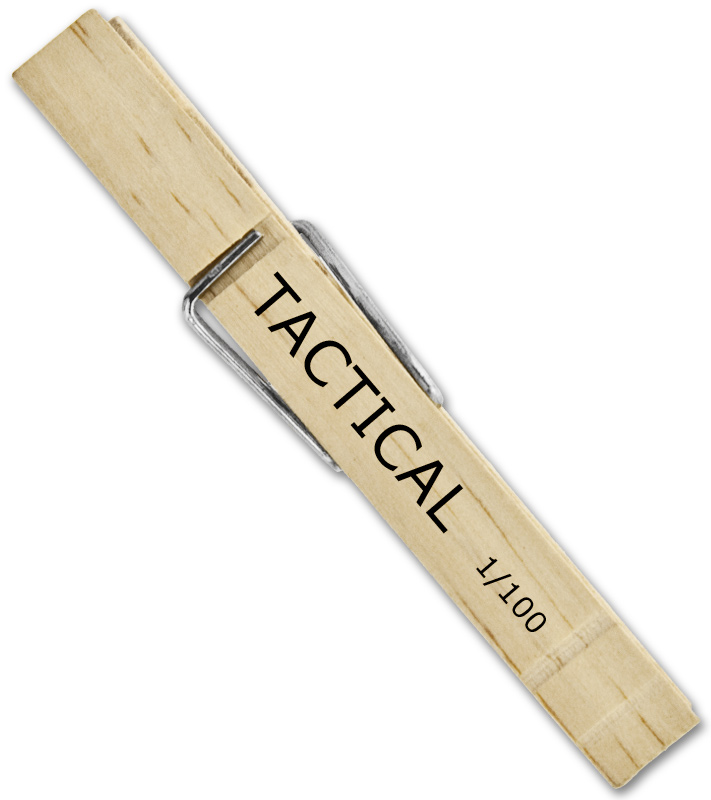 Limited Edition BHQ Tactical Clothespin (Wood)