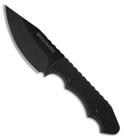 Brous Blades Threat Fixed Blade Knife (3.6" Black)