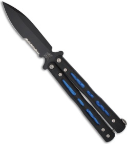 Benchmade Balisong Butterfly Knife 32SBK Morpho (3.25" Black Serr)