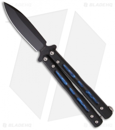 Benchmade Balisong Butterfly Knife 32BK Morpho (3.25" Black Plain)