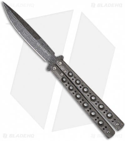 Benchmade 42-101 Gold Class Bali-Song Knife Butterfly Knife (4.2" Damascus)