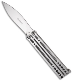 Bradley Kimura V Butterfly Knife Spear Point (3.88" Polished) 5