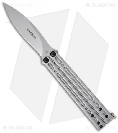 Bradley Kimura V Butterfly Knife Balisong Flipper 5 (3.88" Plain) 5500-V
