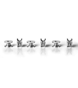 Microtech Stainless Steel Barrel Spacers for Tachyon II Bowie (Set of 6)