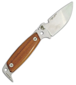 DPx H.E.S.T II Woodsman Survival Knife w/ Santos Wood Handle (3.15" Stone Plain)
