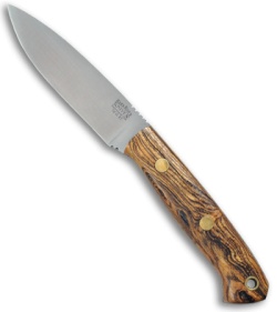 Bark River Mini North Star Bocote Wood Fixed Blade Knife (3.4" Plain)