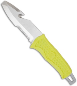 Benchmade Yellow Fixed Blade Dive Knife 110SH2O-YEL (3.43" Satin Serr)
