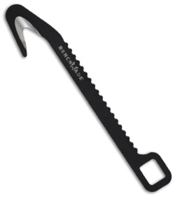 Benchmade 8 BLKWEOD Hook Safety Strap Cutter w/ Soft Nylon Sheath