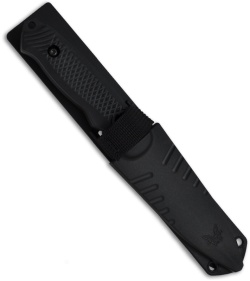 Benchmade Nim Cub II Knife 147SBK Drop Point Fixed Blade (3.5" Black Serr)