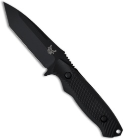 Benchmade Nim Cub II Knife 148BK Tanto Fixed Blade (3.5" Black Plain)