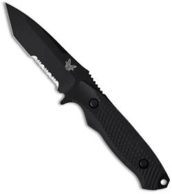 Benchmade Nim Cub II Knife 148SBK Tanto Fixed Blade (3.5" Black Serr)