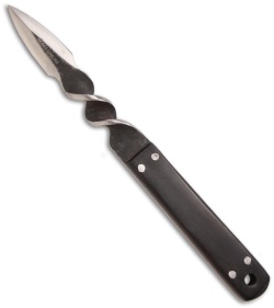 Boker Magnum Twister Knife Fixed Blade (2.5" Black Plain) 02RY149