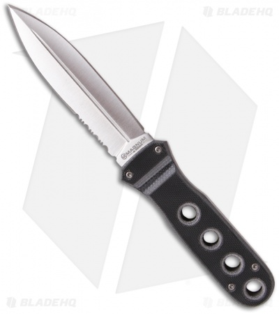Boker Magnum Backup Knife D/E Fixed Blade (3.625" Serr) 02SC015