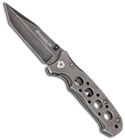 Boker Magnum Vintage Tanto Folding Knife (3.46" Stonewashed Plain) 01YA517