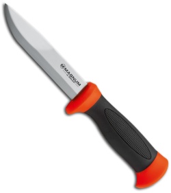 Boker Magnum Nordic Orange Fixed Blade Knife (4.45" Satin Plain) 02RS002