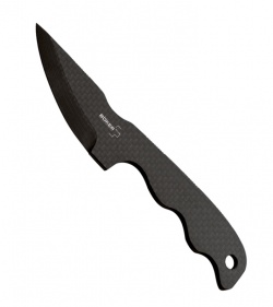 Boker Plus Featherweight Fixed Blade Knife (2.875" Carbon Fiber Plain) 02BO279