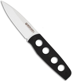 Boker Bud Nealy Illumination Fixed Blade Knife (3.28" Plain) 120567