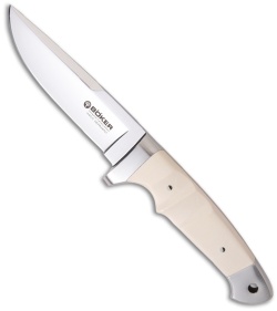Boker Vollintegral Knife White Micarta Fixed Blade (4.75" Polished) 120585M