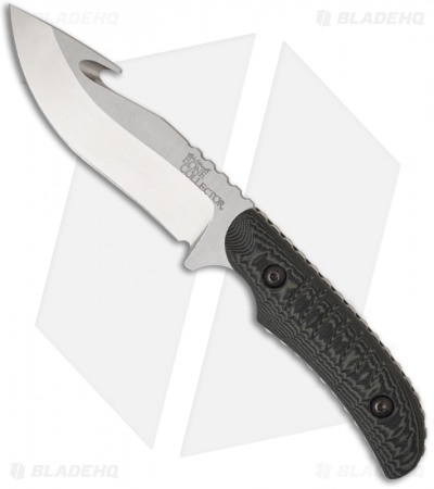 Bone Collector Large Fixed Blade Knife w/ Gut Hook 15010-1 G10 (4.1" Plain)