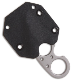 Brous Blades Silent Soldier V1 Neck Knife Straight Edge Fixed Blade (Bead Blast)