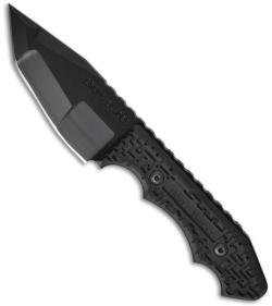 Brous Blades Tactical Triple Threat Knife Fixed Blade (3.7" Black)
