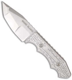 Brous Blades Triple Threat Knife w/ Silver Aluminum (3.7" Bead Blast)