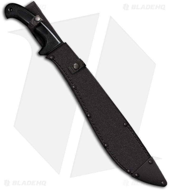 Cold Steel Jungle Machete Knife (16" Black Plain) 97JMS Blade HQ