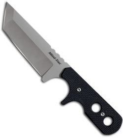 Cold Steel Mini Tac Tanto Fixed Blade Neck Knife (Bead Blast Plain) 49HT