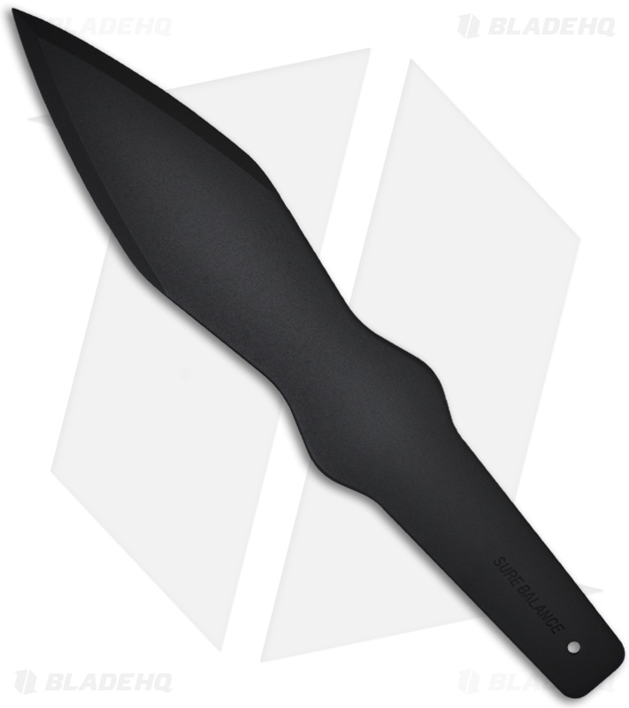 Cold Steel Throwing Knife Sure Balance Thrower Fixed Blade (Black PLN