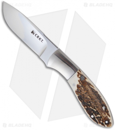 CRKT Kommer Grandpa's Favorite Fixed Blade Knife (3.15" Polished Plain) 2845