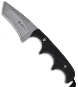 CRKT Folts Minimalist Tanto Fixed Neck Knife  w/ Micarta (Bead Blast PLN) 2386