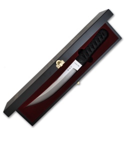 CRKT Shinbu Fixed Blade Tanto Combat Knife (9.25" Satin Plain) 2915