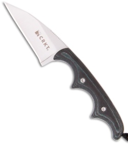 CRKT Folts Minimalist Neck Knife Blade w/ Micarta (2" Bead Blast Plain) 2385