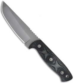 EnTrek USA Jag Fixed Blade Tanto Knife w/ Canvas Micarta Handle (PLN)