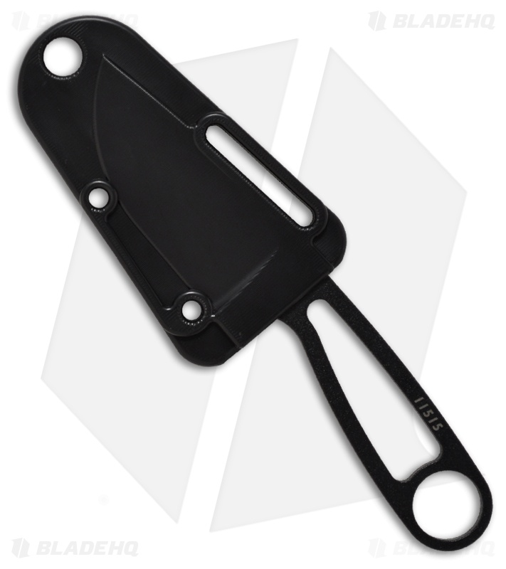 ESEE Knives Izula Black Survival Concealed Carry Neck Knife w/ Sheath Blade HQ