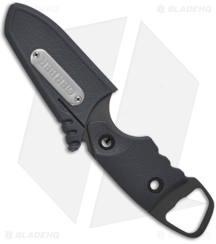 Gerber Epic Fixed Blade Knife (3.45" Gray Serr) 0176 Blade HQ