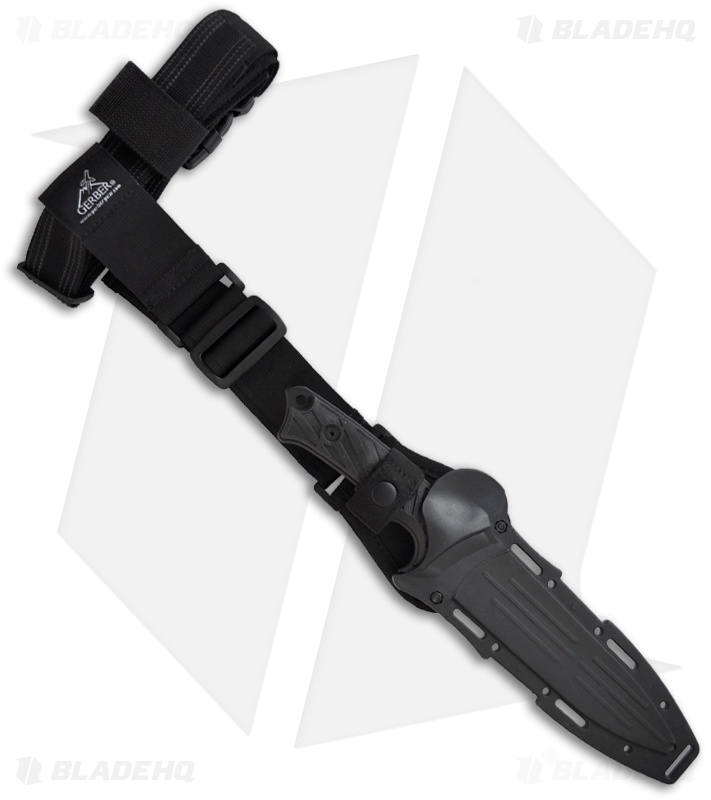 Gerber LHR Fixed Blade Combat Knife (6.87" Black Serr) 30000183 Blade HQ