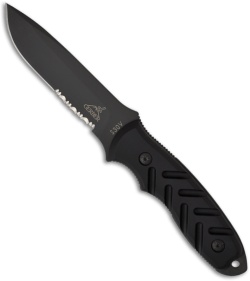 Gerber Knives Yari II Knife Drop Point S30V Blade w/ Sheath (4.25" Black Serr)