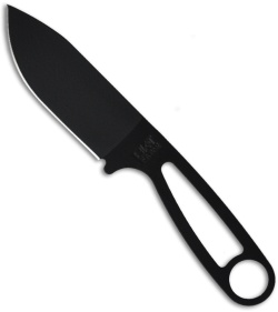 Ka-Bar ESEE Becker Eskabar Neck Knife BK14 Fixed Blade (3.25" Black Plain)