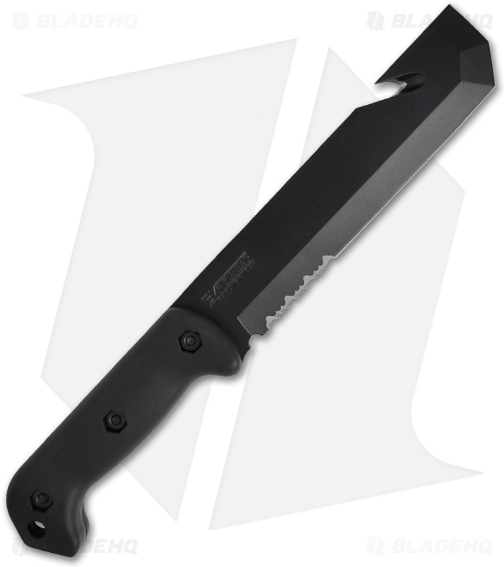 KaBar BeckerTac Tool Knife Machete (7" Black Serr) BK3 Blade HQ