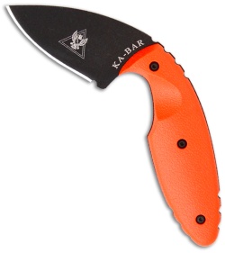 Ka-Bar Small TDI Law Enforcement Fixed Blade Knife Orange (2.31" Plain) 1480BO