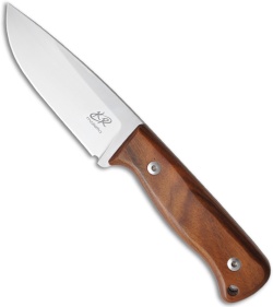 Knife Research Rasul Fixed Blade Knife w/ Desert Ironwood (4.14" Satin Plain)