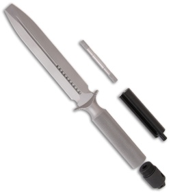 Rare Microtech Dive Knife Dagger w/ Flat Pry Tip (6" Bead Blast)