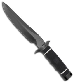 SOG Recon Bowie 2.0 Fixed Blade Knife (6.8" Black Plain) SRB01