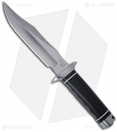 SOG Trident 2.0 Fixed Blade Bowie Knife (Satin PLN) S2B