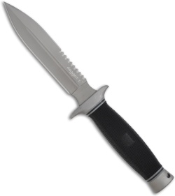 SOG Daggert 1 Fixed Blade Knife w/ Kydex Sheath (5.65" Bead Serr) D25B
