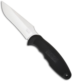 SOG Field Pup II Fixed Blade Knife (4.75" Satin Plain) FP-5