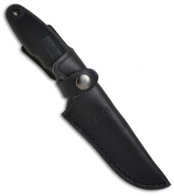 SOG Field Pup I Fixed Blade Knife w/ Leather Sheath (4" Satin Plain) FP3-L